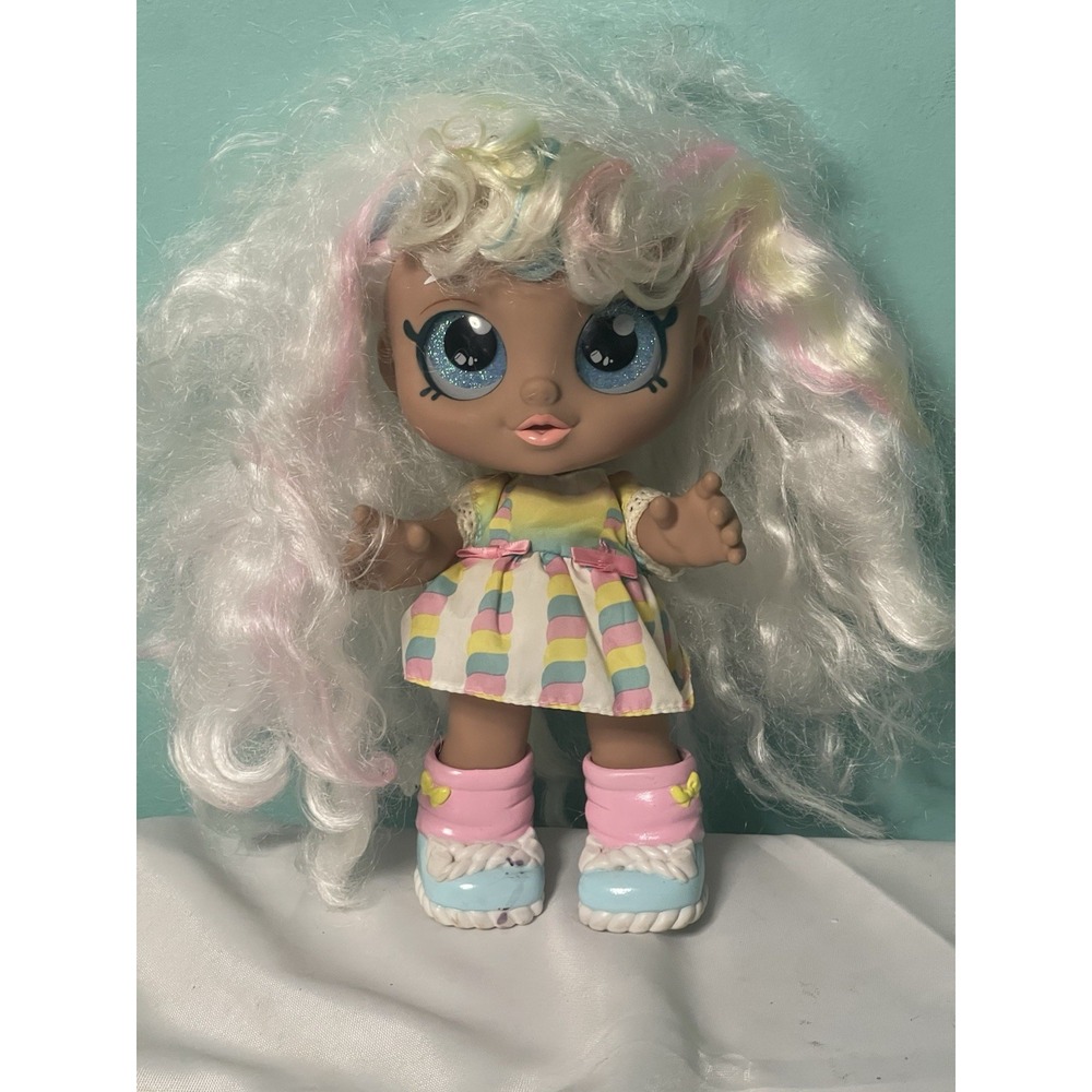 Kindi Kids Snack Time Friends Marsha Mello 10" Doll Stuffed Animal Bin‎ T